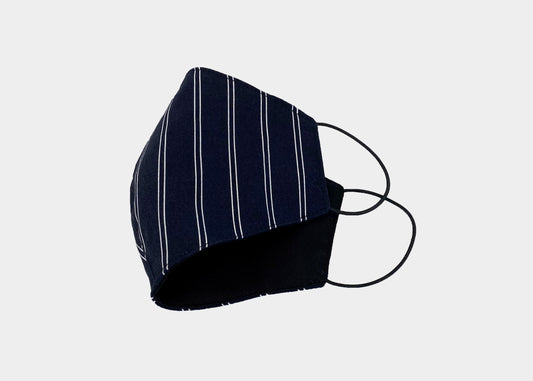 FACE COVERING - NAVY STRIPE - 5PACK